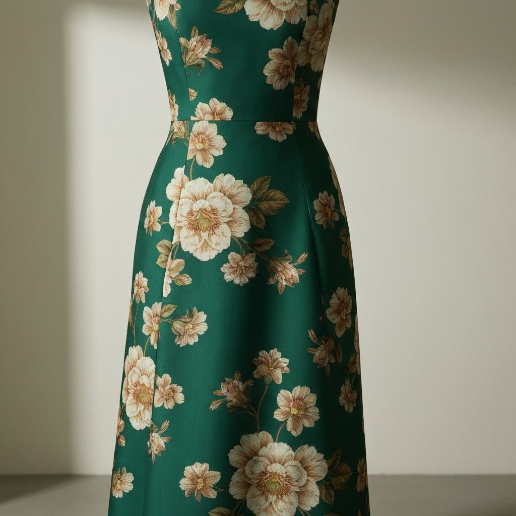 Vestido Floral Elegante - Foto 1