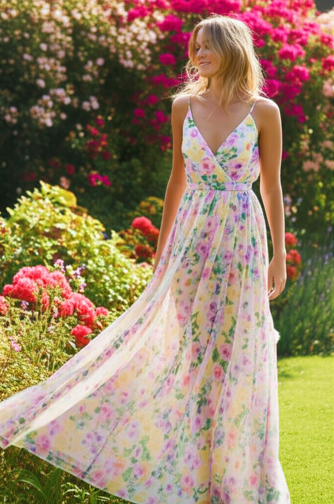 Vestido Floral Elegante